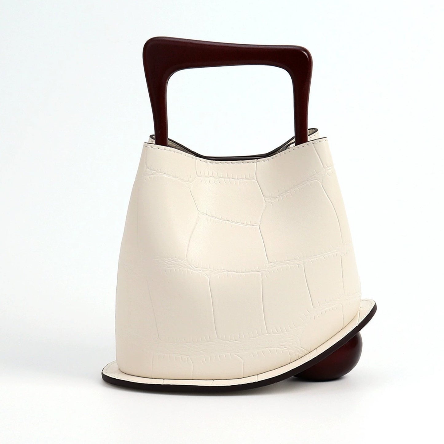 Posh Wooden Bucket Crossbody/Handbag