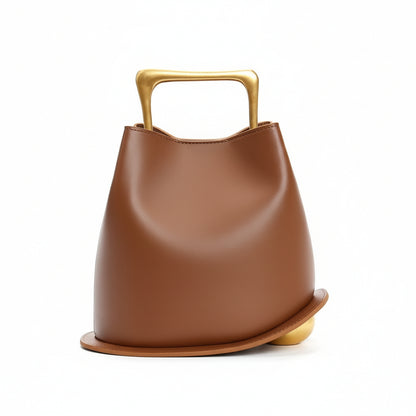 Posh Metal Bucket Crossbody/Handbag