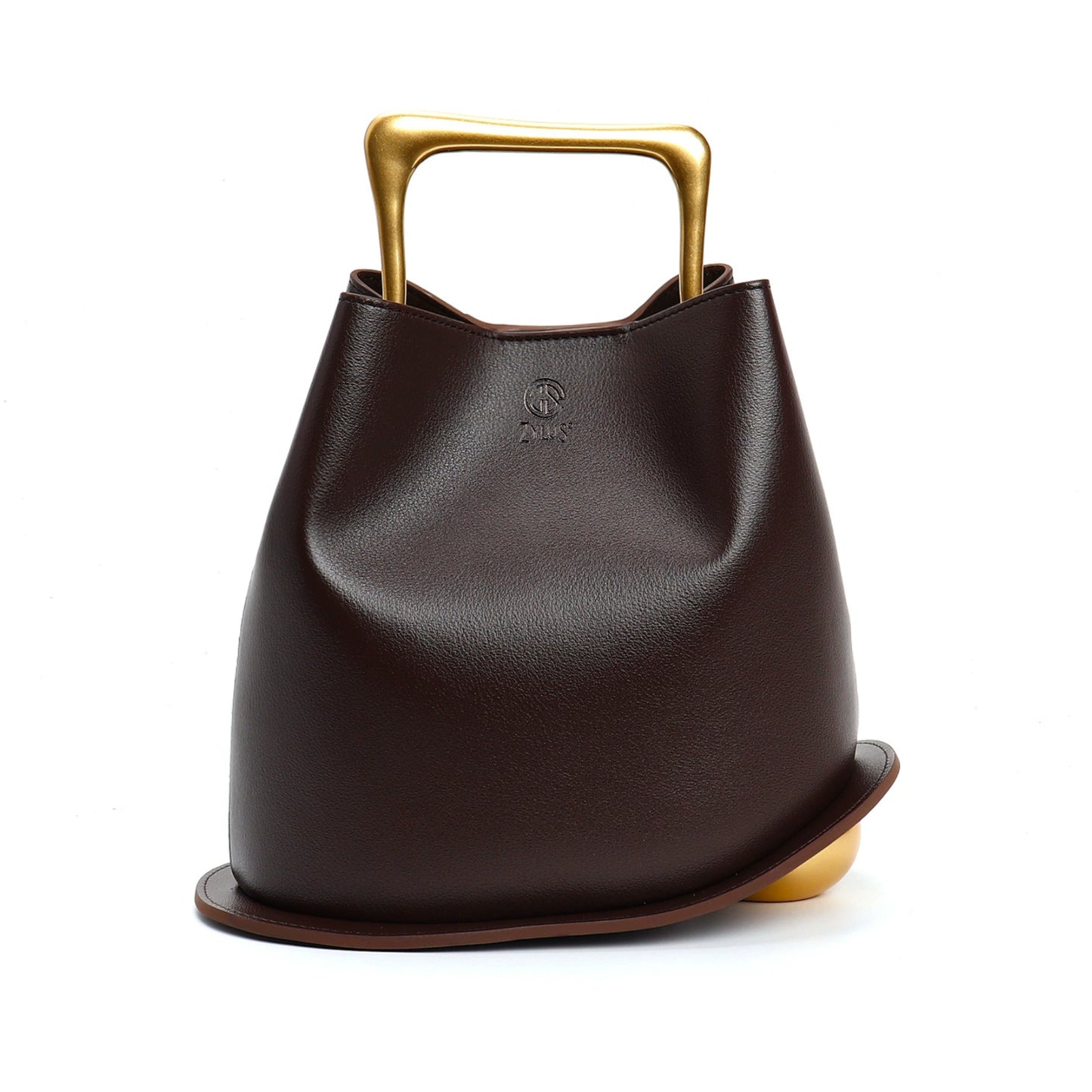 Posh Metal Bucket Crossbody/Handbag