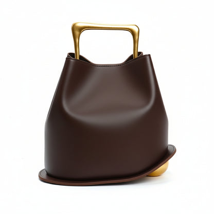 Posh Metal Bucket Crossbody/Handbag