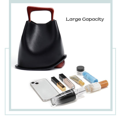 Posh Wooden Bucket Crossbody/Handbag