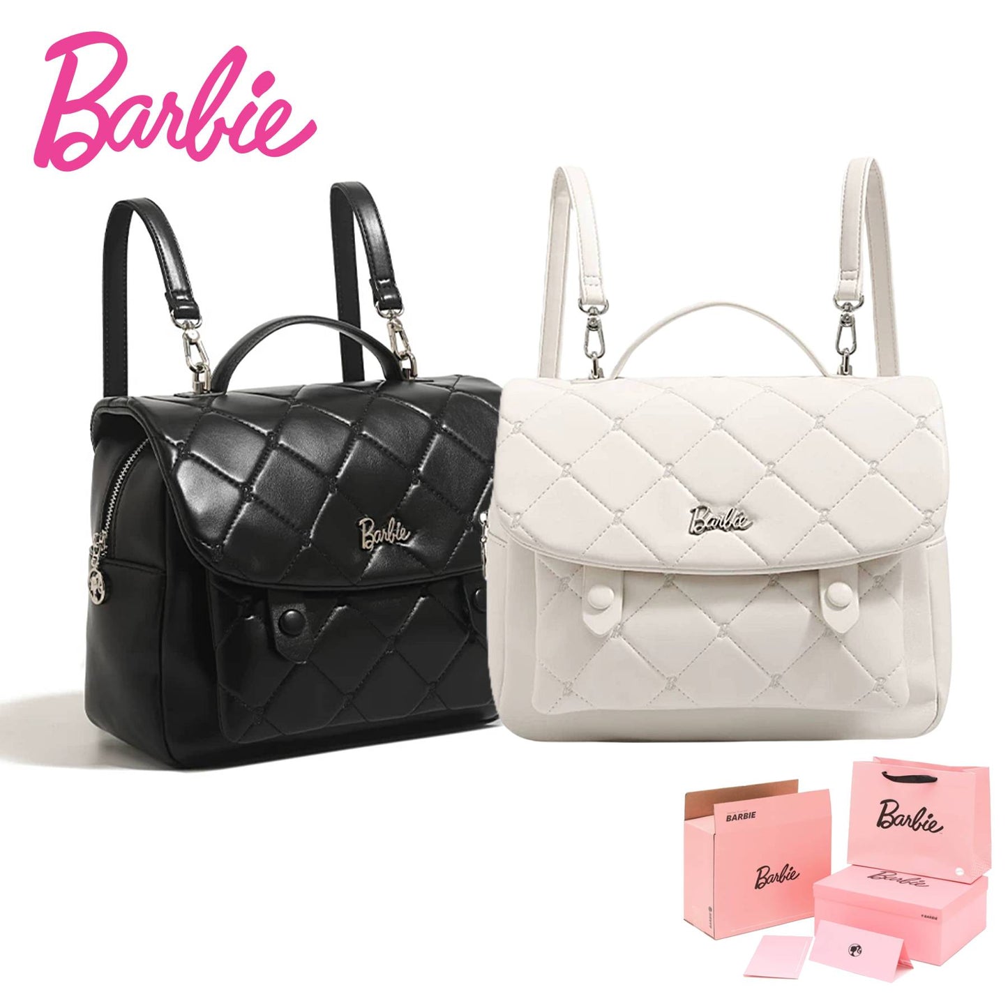 Barbie | Cambridge Diamond Quilted Backpack
