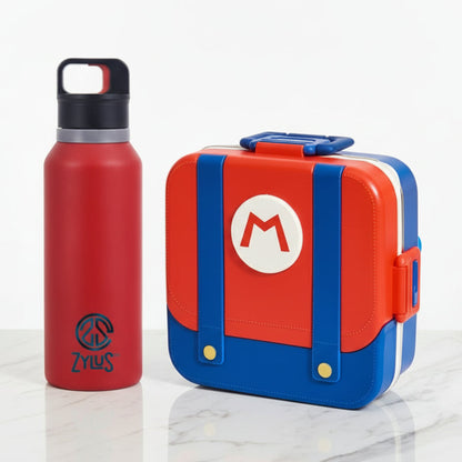 Cute Lunch Box and 550ml Water Bottle Set