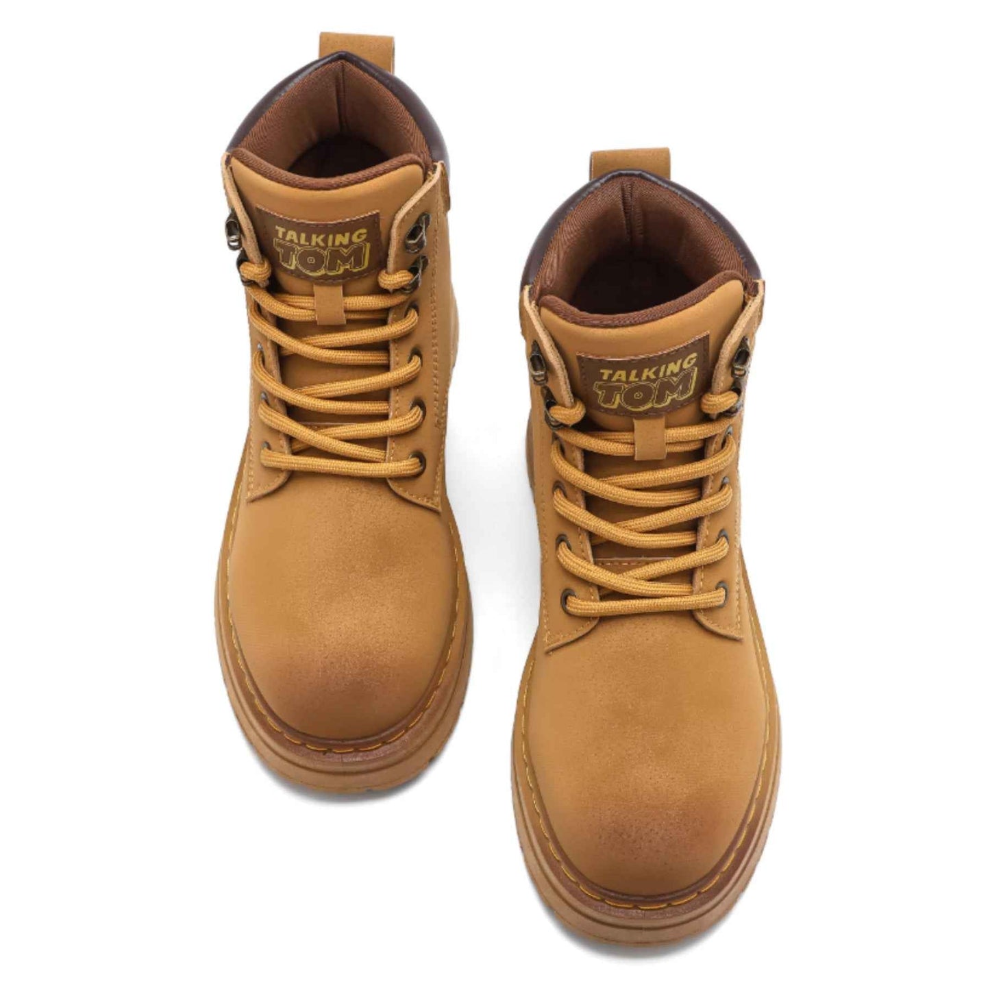 TALKING TOM | High-Top Cargo Boots - Khaki