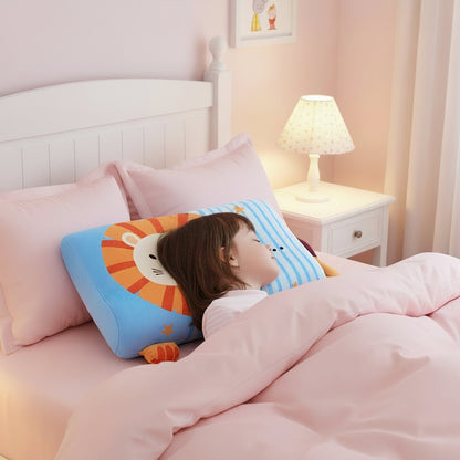 Children's Cartoons Ergonomic Contoured Memory Foam Pillow