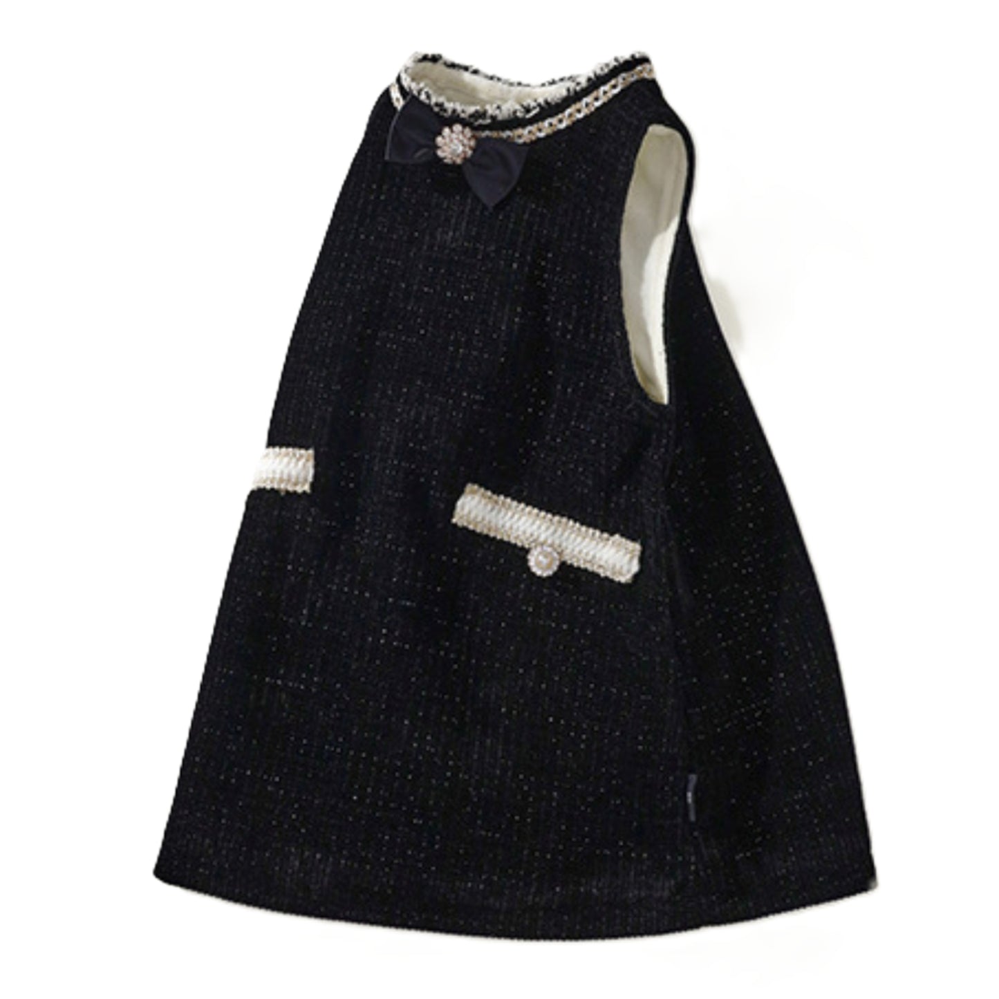 Girls La Belle Velvet Warm Dress