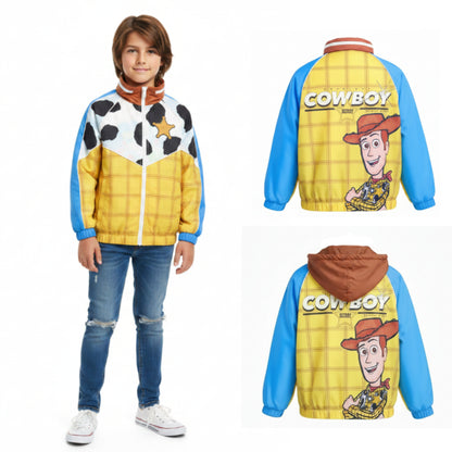 Toy Story Sheriff Woody Kids Windbreaker Jackets