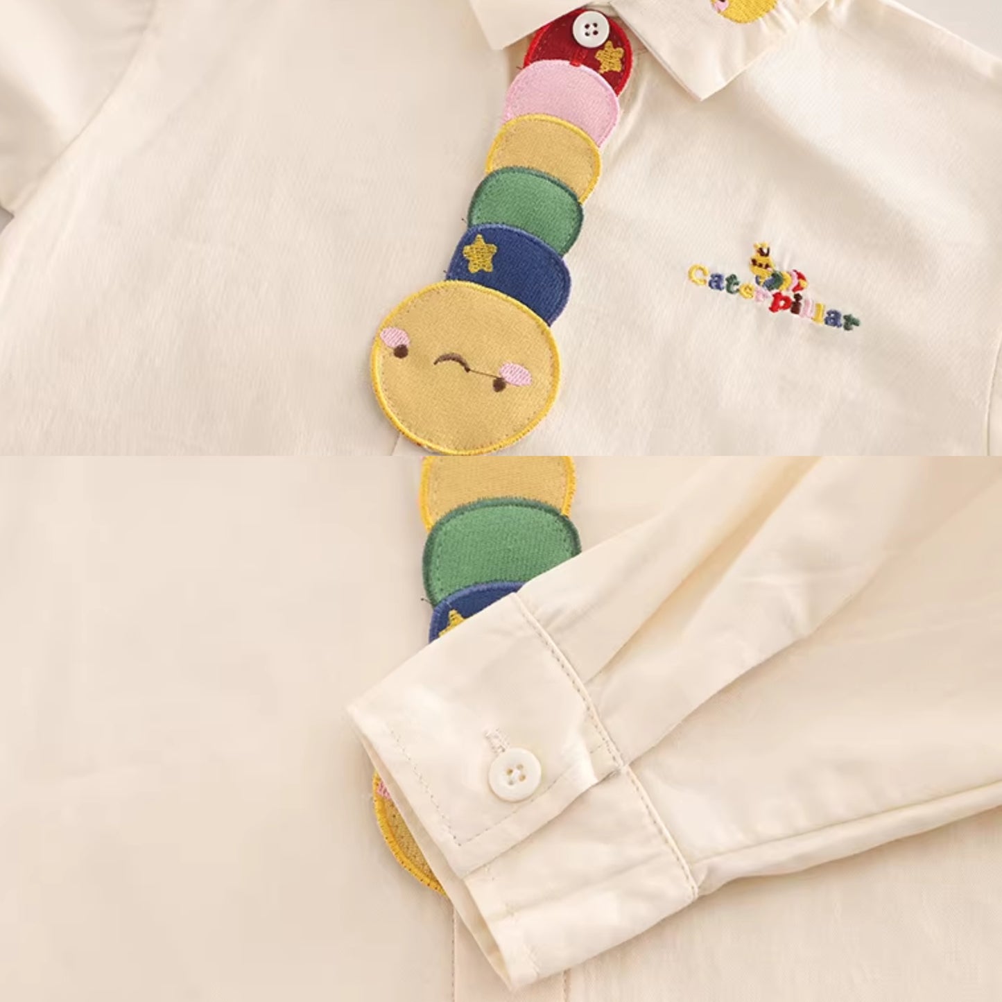 Boy's Multicolor Knit Caterpillar 3-Piece Outfit Set