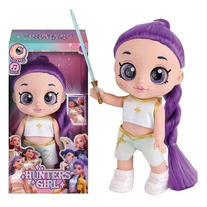 Demon Hunters Golden Singing Doll with 5D Chibi Eyes