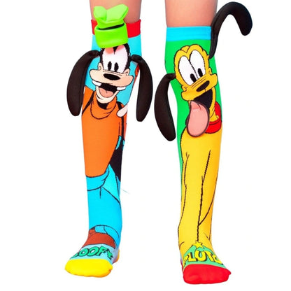 Mickey & Friends Mismatched 3D Knee-High Crazy Socks