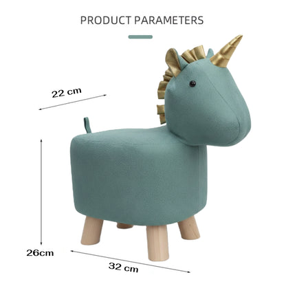 Unicorn Animal Children's Ottoman Footstool