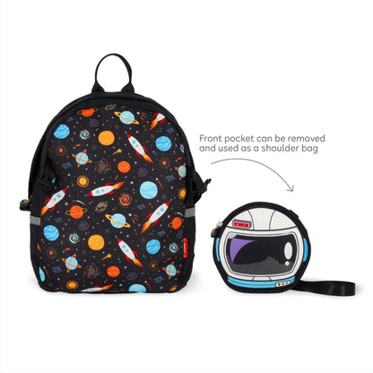 Supercute 2-in-1 Metaverse Kids Backpack with Detachable Crossbody Bag