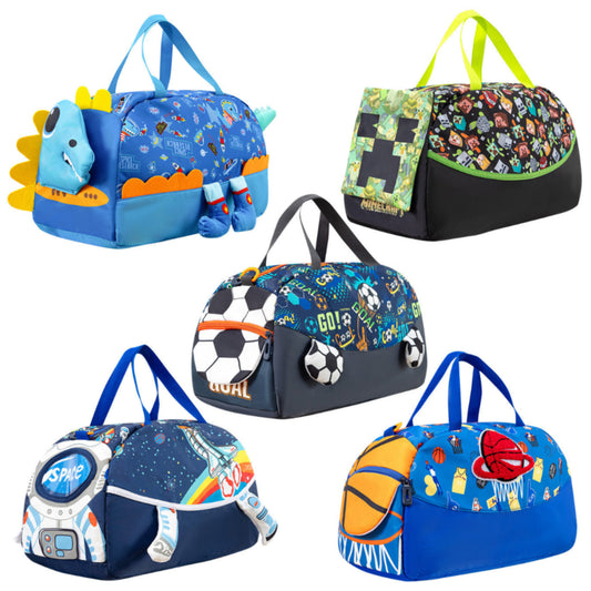 Medium Pixie Pack Boys Duffel Bag - Football