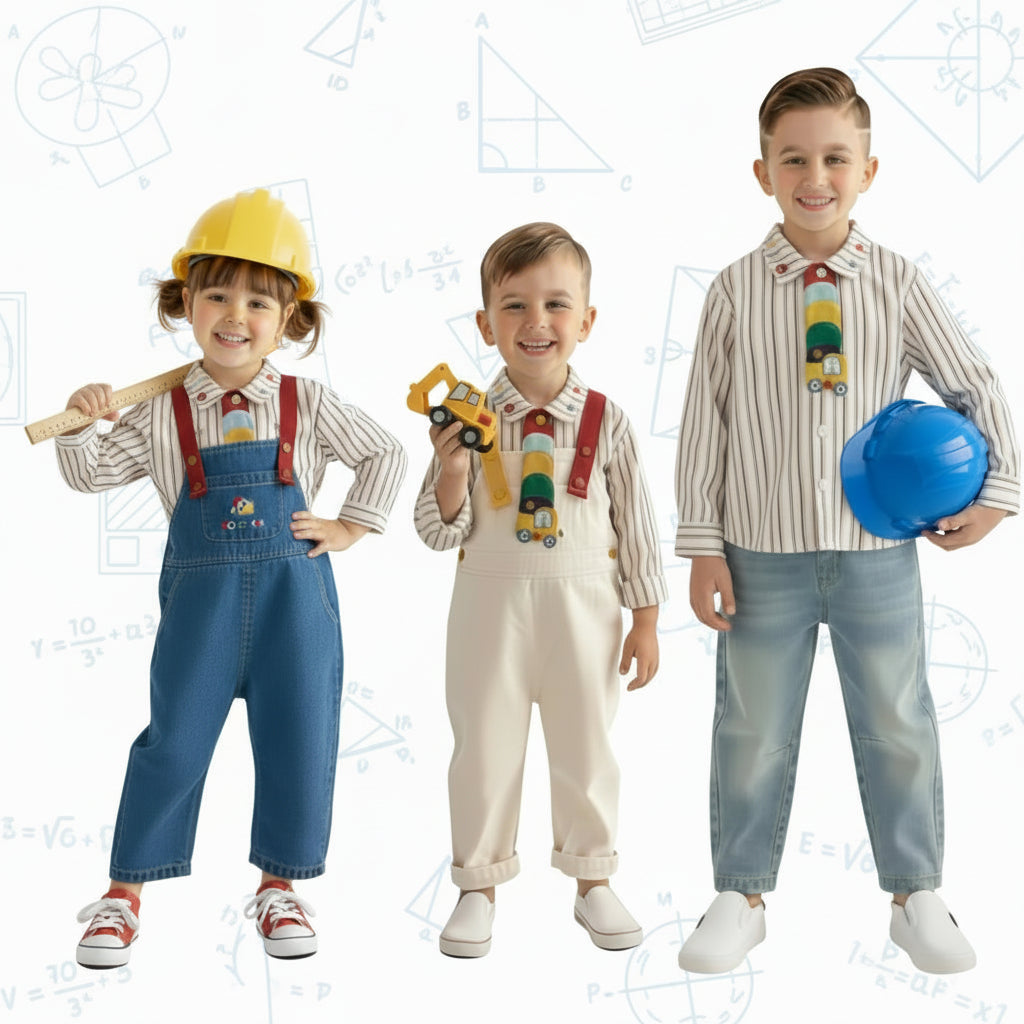 The Master Builder 2-Piece Outfit Set with Tie