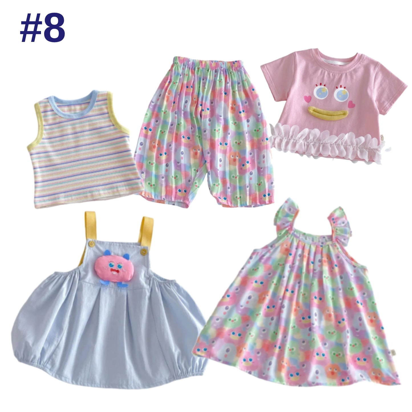 Girls Winkie Monster Outfit Set