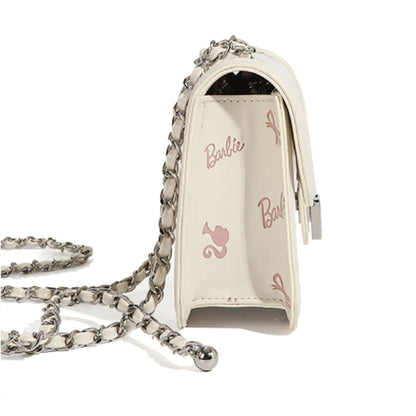 Barbie | Embossed Small Flap Crossbody Bag