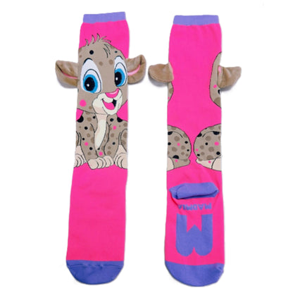 Children's Vibrant 3D Knee-High Crazy Socks