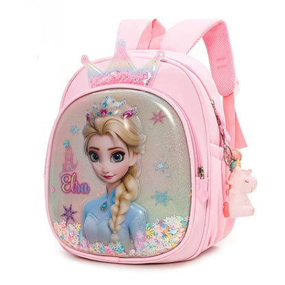 Frozen Princess Elsa 3D Hard Shell Kids Backpack
