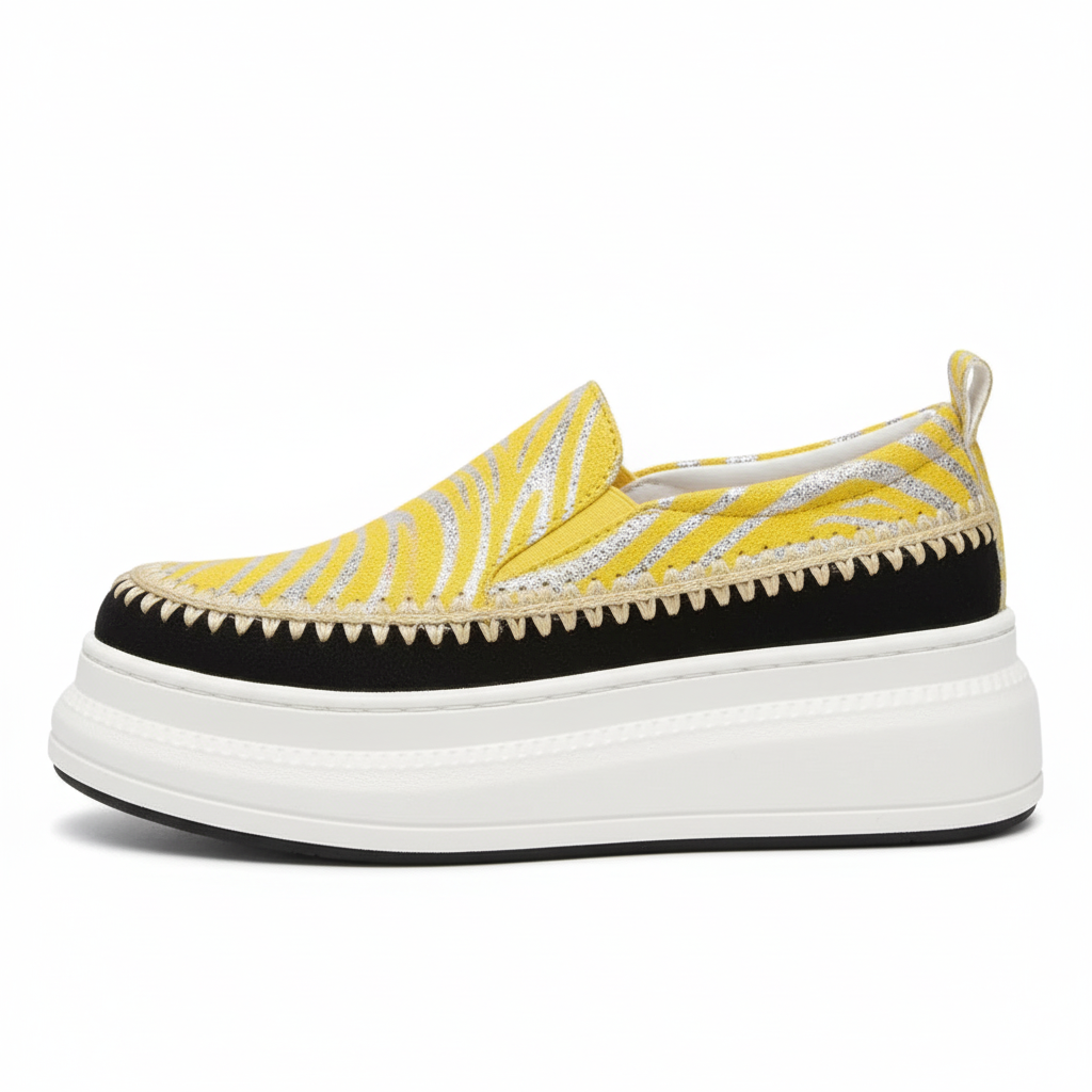 Women's Zeno Platform Shoes (Yellow)