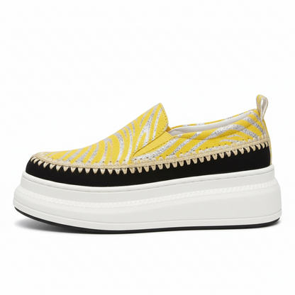 Women's Zeno Platform Shoes (Yellow)