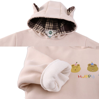 Boy's Honey-Bear Winter 3-Piece Outfit Set