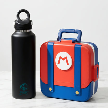 Cute Lunch Box and 600ml Water Bottle Set