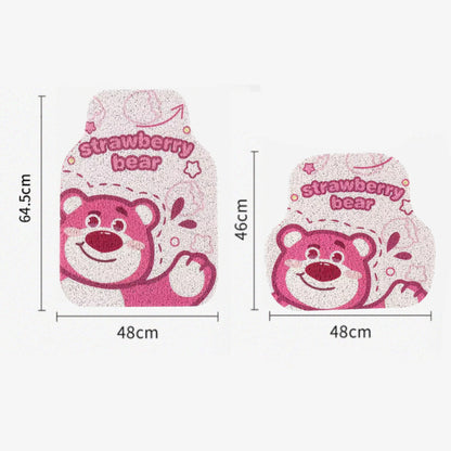 Adorable Lotso Bear Universal Non-Slip Car Floor Mats