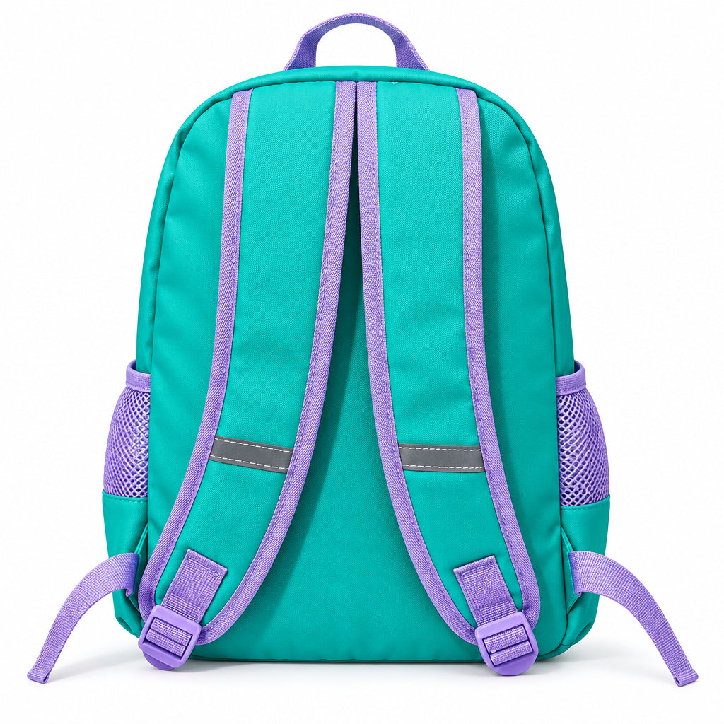2-Piece Kids Small Mermaid Backpack & Duffel Bag Travel Set