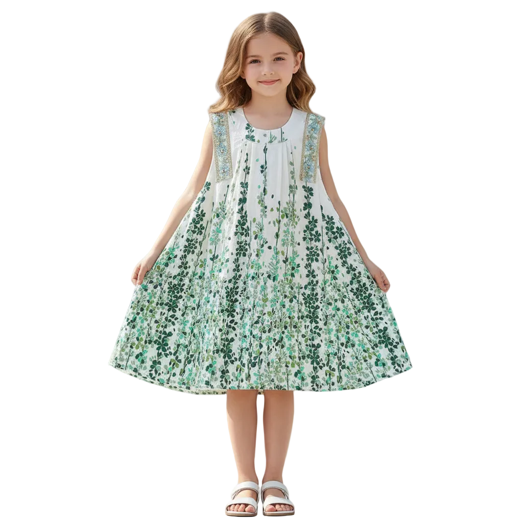 Girls Clover Sundress