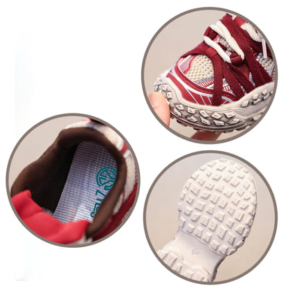 Children's Zoom Sneakers - Unisex (Red)