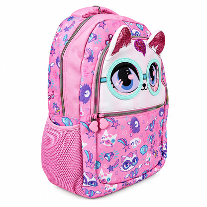 2-Piece Kids 3D Large Field of Cats Backpack & Duffel Bag Travel Set