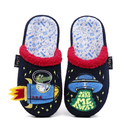 Children's Take Me Away Space Slippers