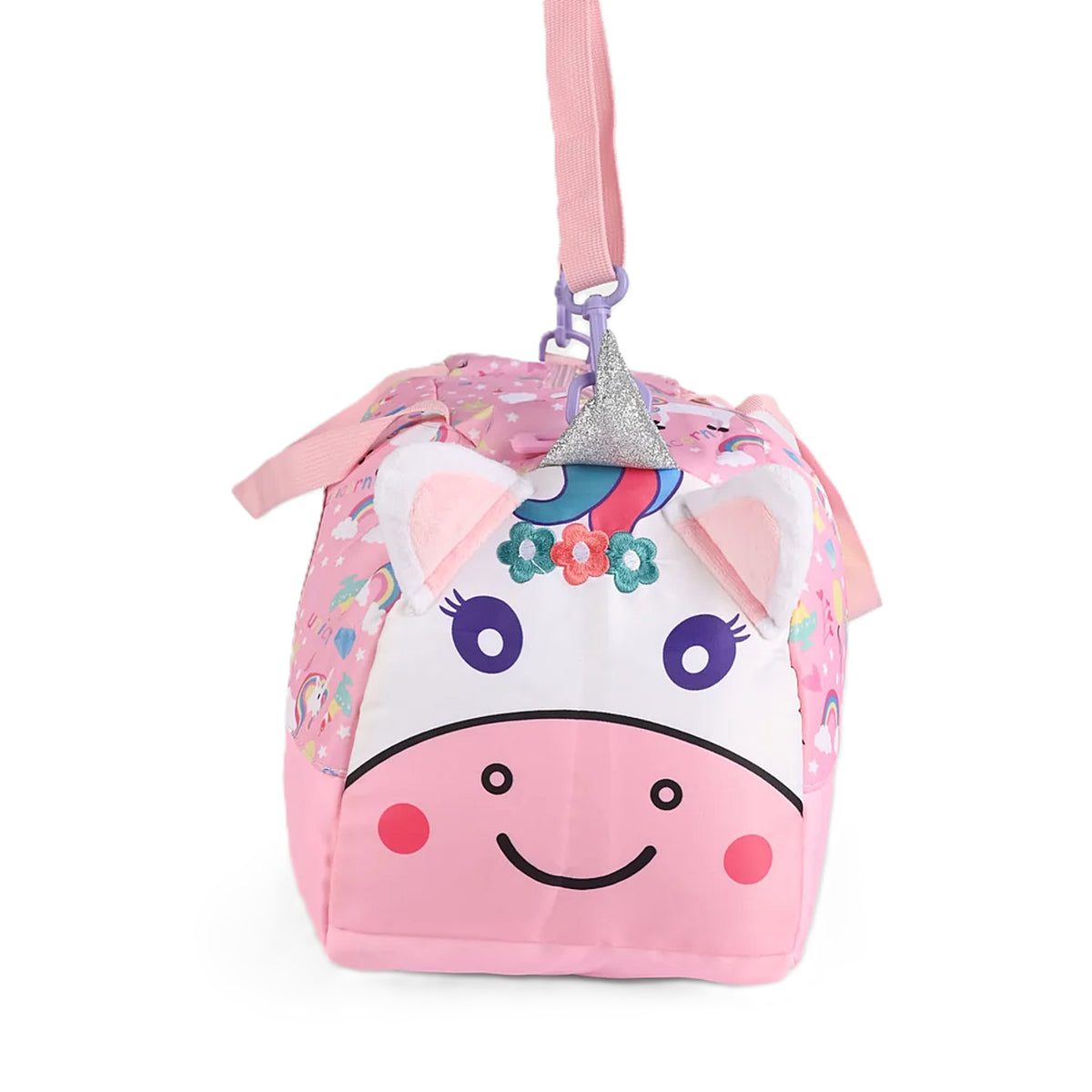 Unicorn Large 3D Pixie Pack Girls Cute Duffel Bag