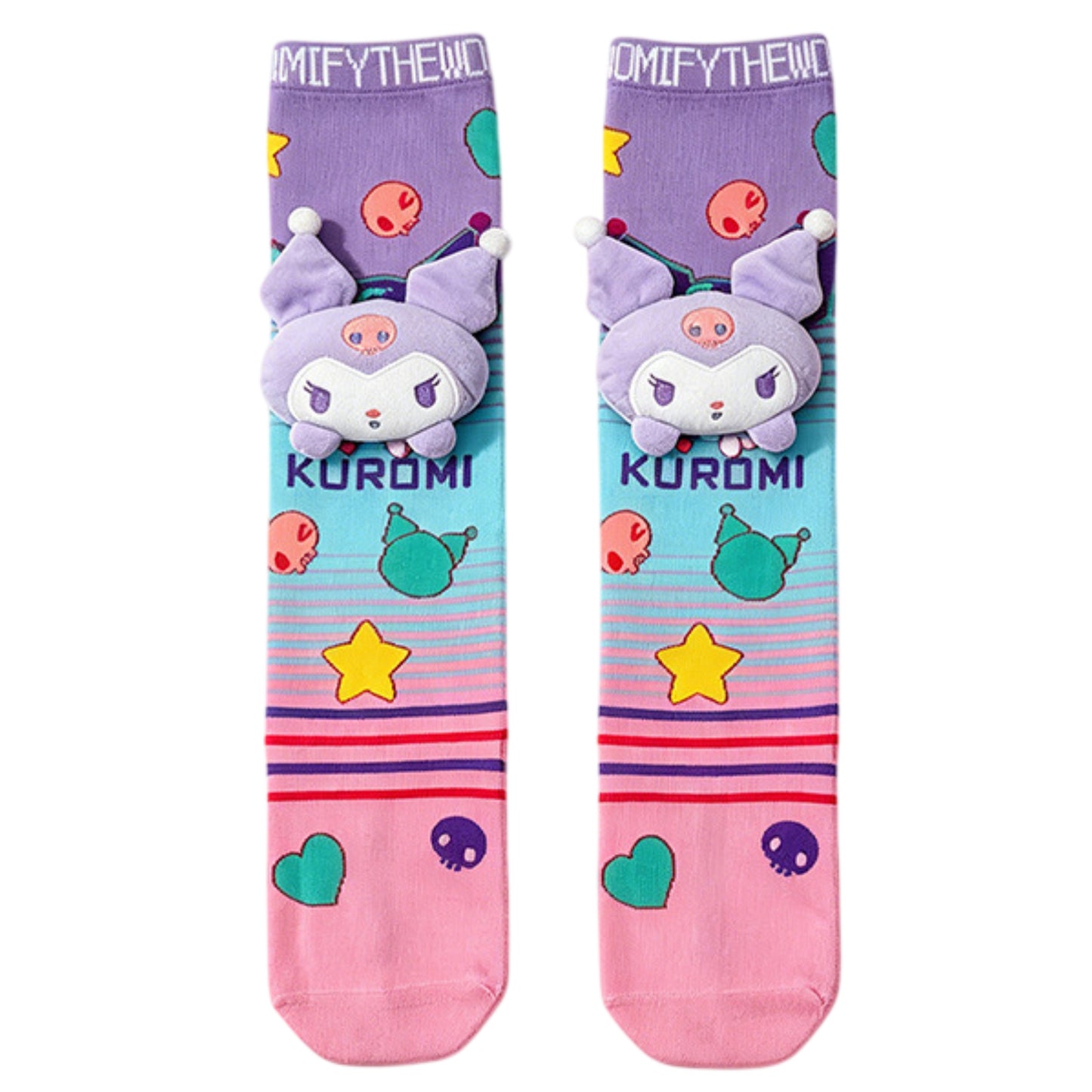 Sanrio Knee-High 3D Crazy Socks