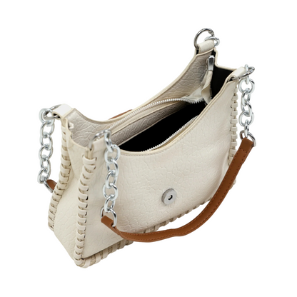 Buckle Bucket Shoulder Bag