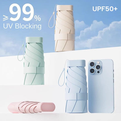 UPF50+ Ultra Compact Flat-Folding Umbrella