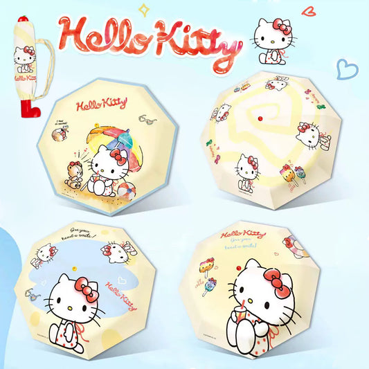 Hello Kitty Butter Yellow Folding Boot Umbrella