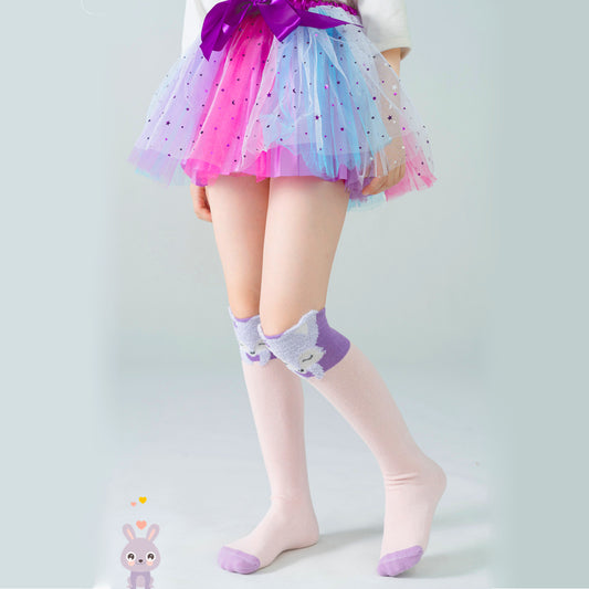 Girls Animal Cartoon Over-The-Knee Crazy Socks