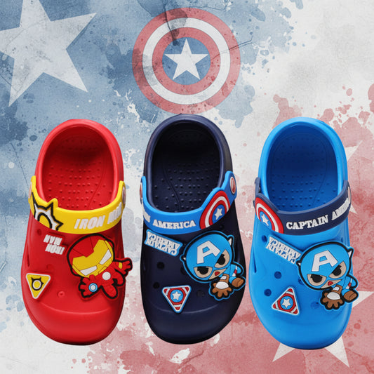 Marvel Captain America Kids Clogs