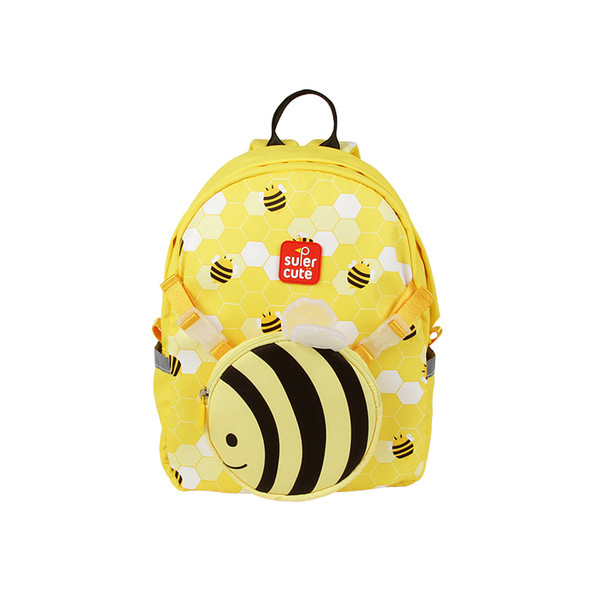 Supercute 2-in-1 Little Bee Kids Backpack with Detachable Crossbody Bag