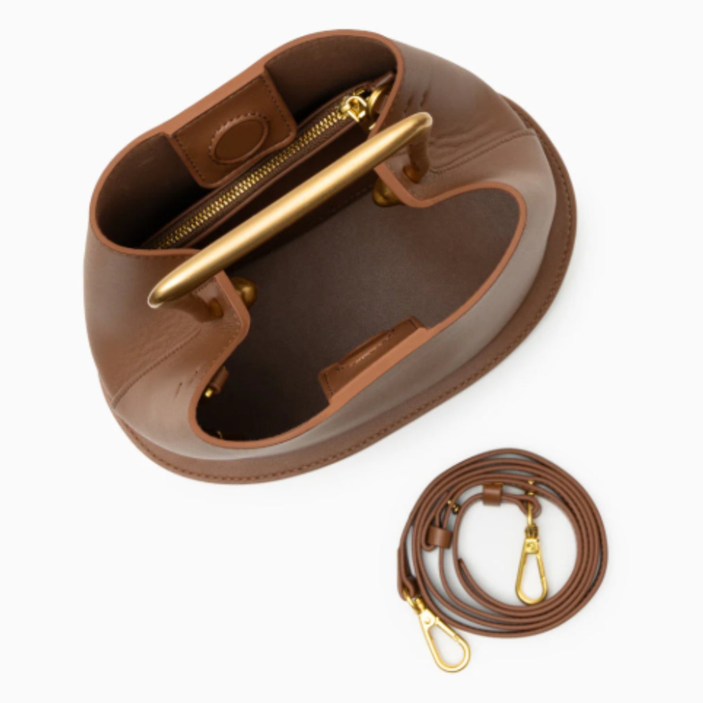 Posh Metal Bucket Crossbody/Handbag
