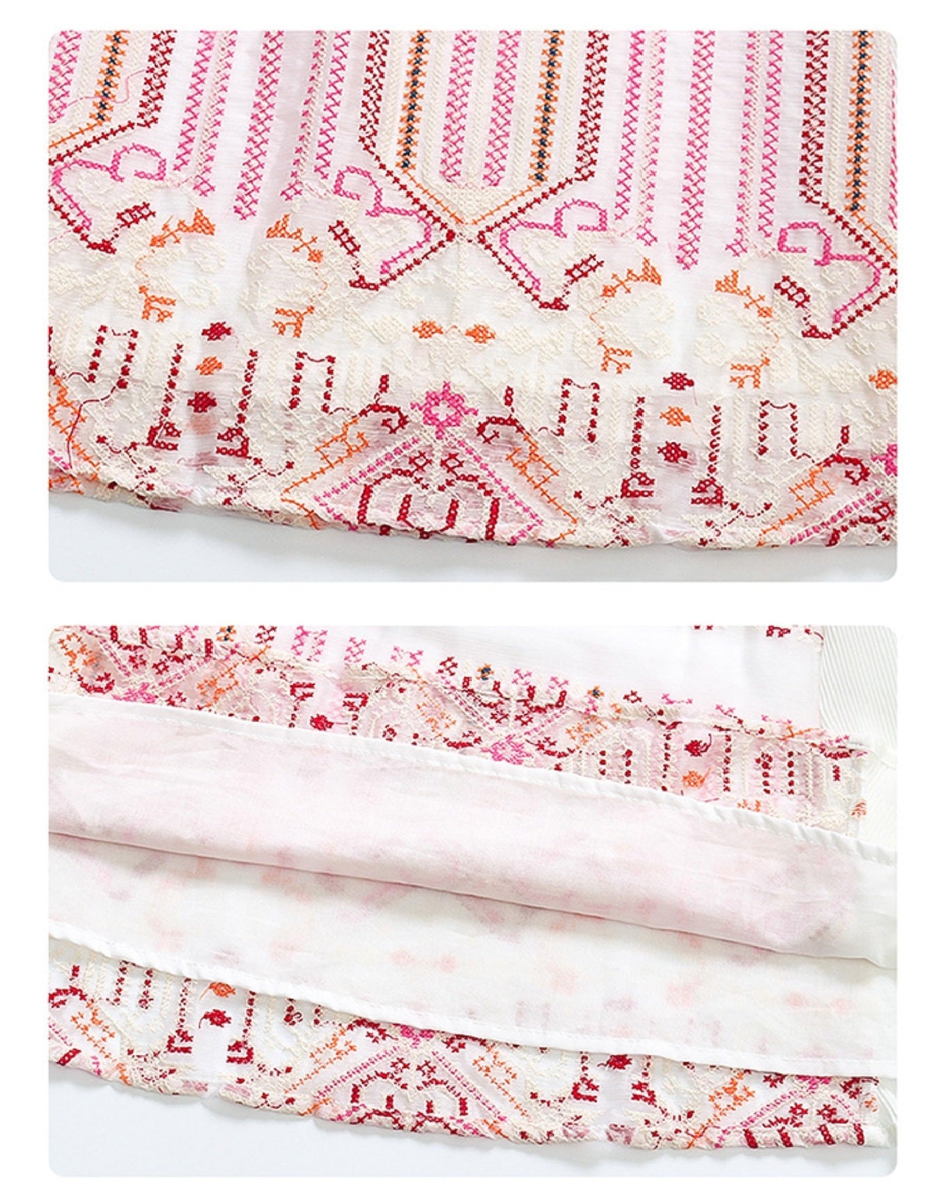 Girls Gardenia Embroidered Pleated Sundress