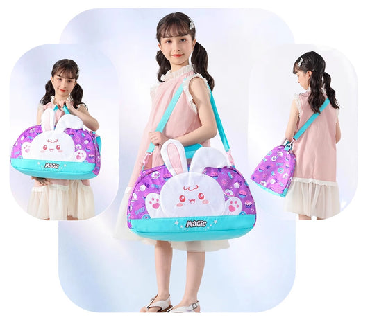 Large Pixie Pack Girls Duffel Bag - Unicorn
