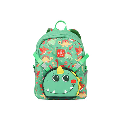 Supercute 2-in-1 Dino-Mite Kids Backpack with Detachable Crossbody Bag
