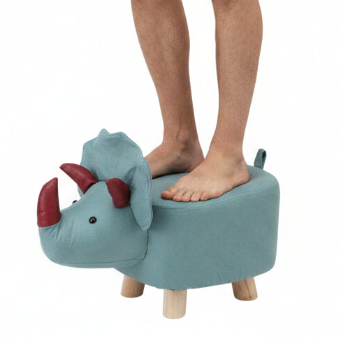 Triceratops Animal Children's Ottoman Footstool