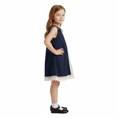 Girls Plum Summer Dress