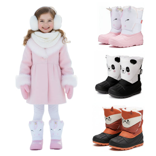 Children's Cute Cartoons Winter Hug Snow Boots