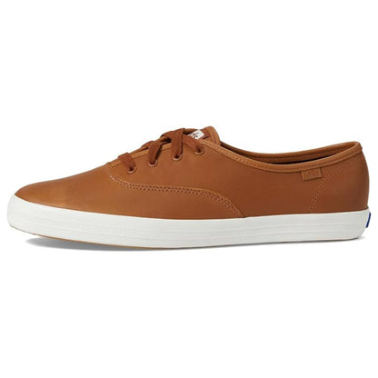 Keds Champion Leather Sneakers - Cognac