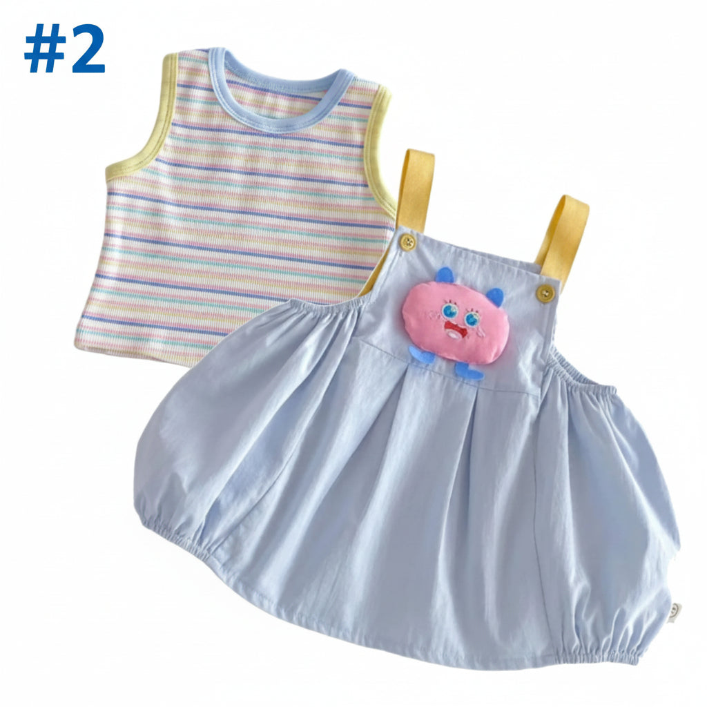 Girls Winkie Monster Outfit Set