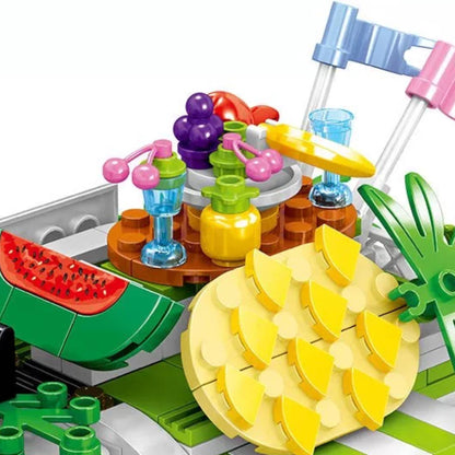 Fruit Juice Food Truck Building Block Set